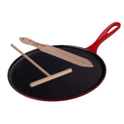Le Creuset Crêpepan ø 27 Cm Geëmailleerd Gietijzer Kersrood