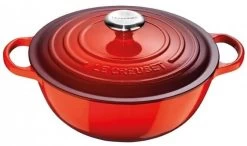 Le Creuset Wok-braadpan 7 Liter ø 32 Cm Gietijzer Kersrood