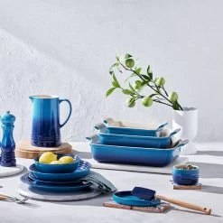 Le Creuset Ovale Lepelhouder 15 Cm Aardewerk Azure -Winkel voor professionele keukenbenodigdheden 71507152200099 alt4