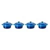 Le Creuset Minipan ø 10 Cm Aardewerk Azure 4 Stuks -Winkel voor professionele keukenbenodigdheden 79212102200100