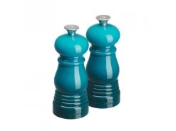 Le Creuset Peper- En Zoutmolen 11 Cm Kunststof Deep Teal 2-delig