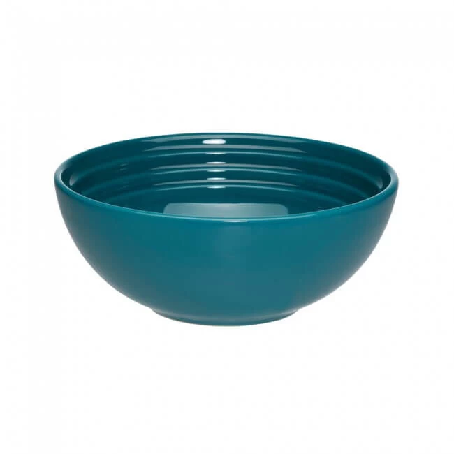 Le Creuset Kom ø 16 Cm Aardewerk Deep Teal 3 Le Creuset Kom ø 16 Cm Aardewerk Deep Teal
