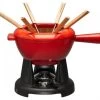 Le Creuset Fondueset 2 Liter Gietijzer Kersrood -Winkel voor professionele keukenbenodigdheden kaesefondue set kirschrot le creuset 60020000602460 3.1547722793
