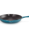 Le Creuset Skillet Koekenpan ø 26 Cm Gietijzer Deep Teal -Winkel voor professionele keukenbenodigdheden lc 20200225 hl ps fs 20182266420422 001