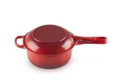 Le Creuset 2-in-1 Steelpan 2,3 Liter ø 22 Cm Gietijzer Kersrood -Winkel voor professionele keukenbenodigdheden lc 20200512 fr ps fs 25044220602460 001