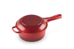Le Creuset 2-in-1 Steelpan 2,3 Liter ø 22 Cm Gietijzer Kersrood -Winkel voor professionele keukenbenodigdheden lc 20200512 fr ps fs 25044220602460 003