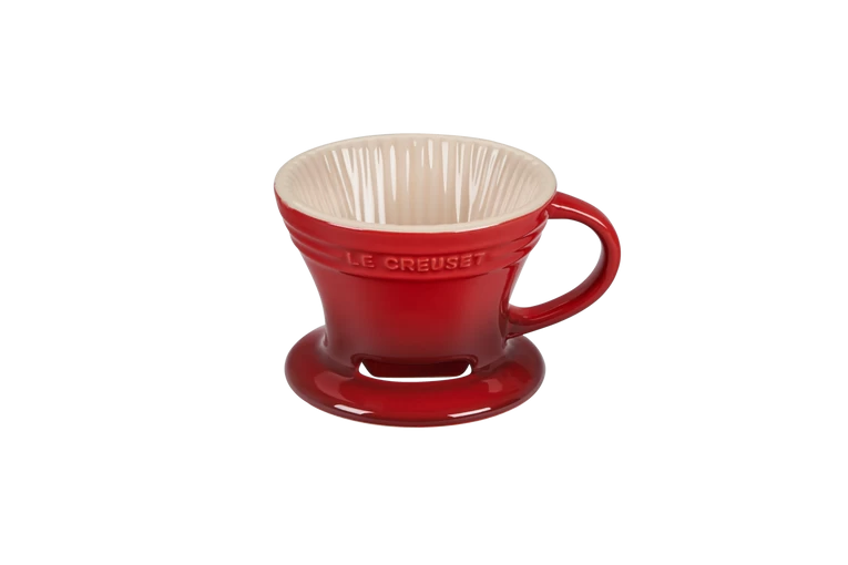 Le Creuset Koffiefilter 300 Ml Aardewerk Kersrood 3 Le Creuset Koffiefilter 300 Ml Aardewerk Kersrood