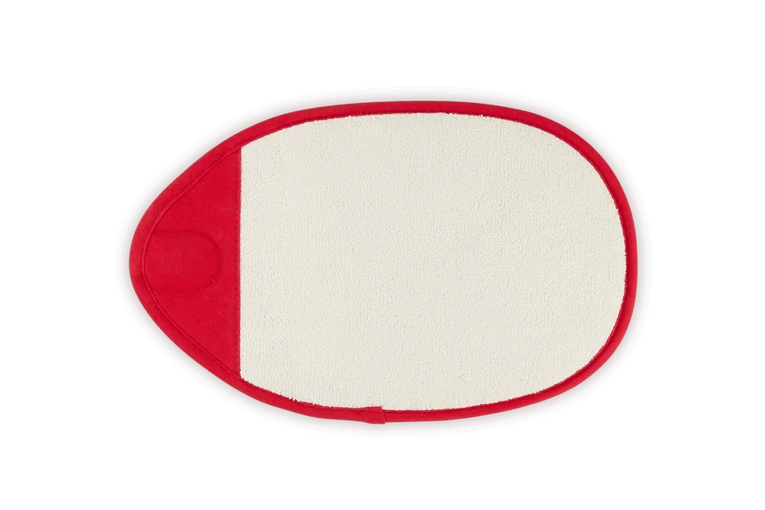 Le Creuset Pannenlap 31 X 21 Cm Textiel Kersrood 7 Le Creuset Pannenlap 31 X 21 Cm Textiel Kersrood - Afbeelding 5