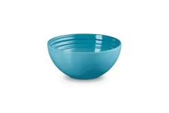 Le Creuset Saladeschaal 2,2 Liter ø 24 Cm Aardewerk Caribbean Blue