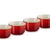 Le Creuset Schaaltje 100 Ml ø 7,8 Cm Aardewerk Kersrood 4 Stuks -Winkel voor professionele keukenbenodigdheden lc 20201111 zs ps fs 91044500060010 001