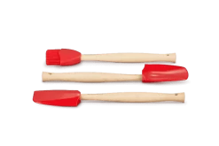 Le Creuset Spatelset Silicone Kersrood 3-delig -Winkel voor professionele keukenbenodigdheden lc 20201218 zs ps fs 42830000600007 002