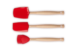 Le Creuset Spatelset Silicone Kersrood 3-delig -Winkel voor professionele keukenbenodigdheden lc 20201218 zs ps fs 42830000600007 003