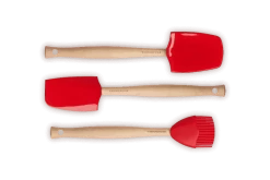 Le Creuset Spatelset Silicone Kersrood 3-delig -Winkel voor professionele keukenbenodigdheden lc 20201218 zs ps fs 42830000600007 004