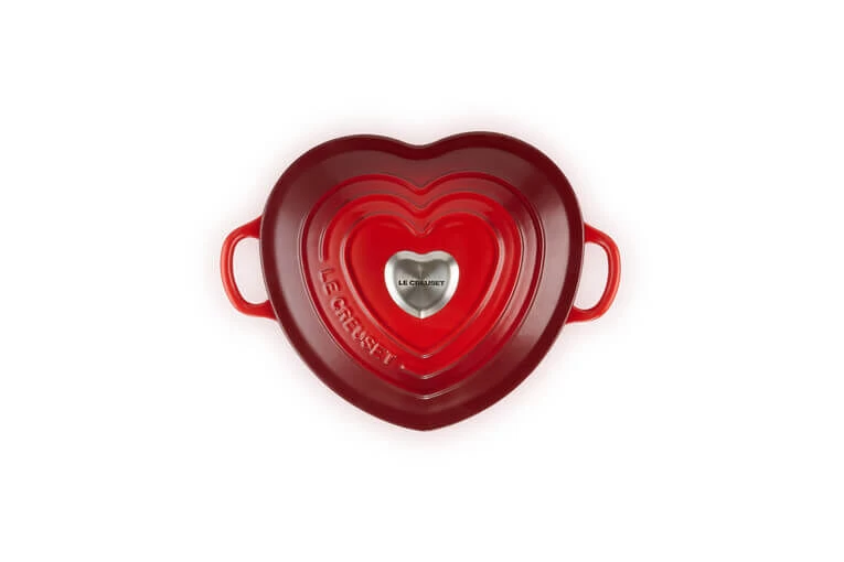 Le Creuset Braadpan Hartvormig Met Rvs Knop 2 Liter Gietijzer Kersrood 3 Le Creuset Braadpan Hartvormig Met Rvs Knop 2 Liter Gietijzer Kersrood