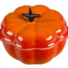 Le Creuset Minipan Pompoen 350 Ml Aardewerk Vulcanique -Winkel voor professionele keukenbenodigdheden le creuset halloween pompoenschal mini braad stoofpannetje