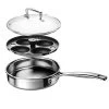 Le Creuset Magnetik Sauteerpan Met Pocheerinzet ø 20 Cm Rvs -Winkel voor professionele keukenbenodigdheden le creuset magnetik sauteerpan met pocheerinzet 20 cm rvs