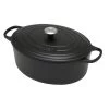 Le Creuset Signature Braadpan Ovaal 13,9 Liter ø 40 Cm Gietijzer Matzwart -Winkel voor professionele keukenbenodigdheden le creuset signature braadpan ovaal 13 9 liter 40 cm gietijzer matzwart