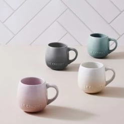 Le Creuset Coupe Collection Mok 320 Ml Aardewerk Shell Pink -Winkel voor professionele keukenbenodigdheden mokken 1
