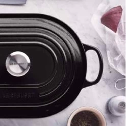 Le Creuset Oblong Lage Braadpan Ovaal ø 31 Cm Gietijzer Mat Zwart -Winkel voor professionele keukenbenodigdheden schermopname 154 1