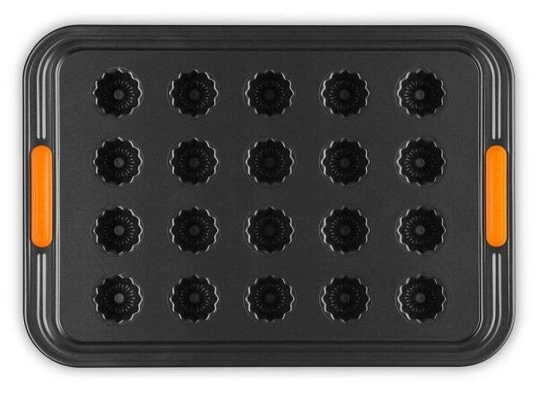 Le Creuset Pâtiliss Bakvorm Voor 20 Mini-cannelés Staal Zwart 4 Le Creuset Pâtiliss Bakvorm Voor 20 Mini-cannelés Staal Zwart - Afbeelding 2